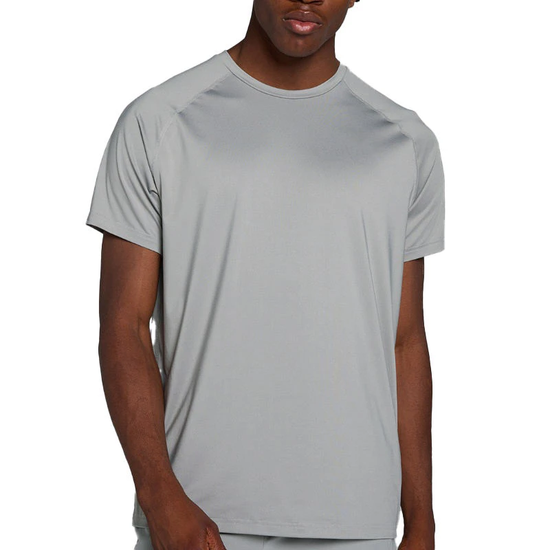 T-shirt da uomo slim fit in poliestere/elastan ad asciugatura rapida