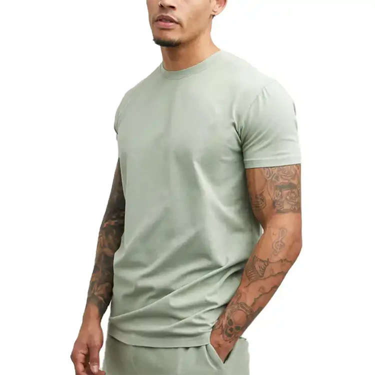 Men's quick-dry cotton/spandex T-shirt · 5
