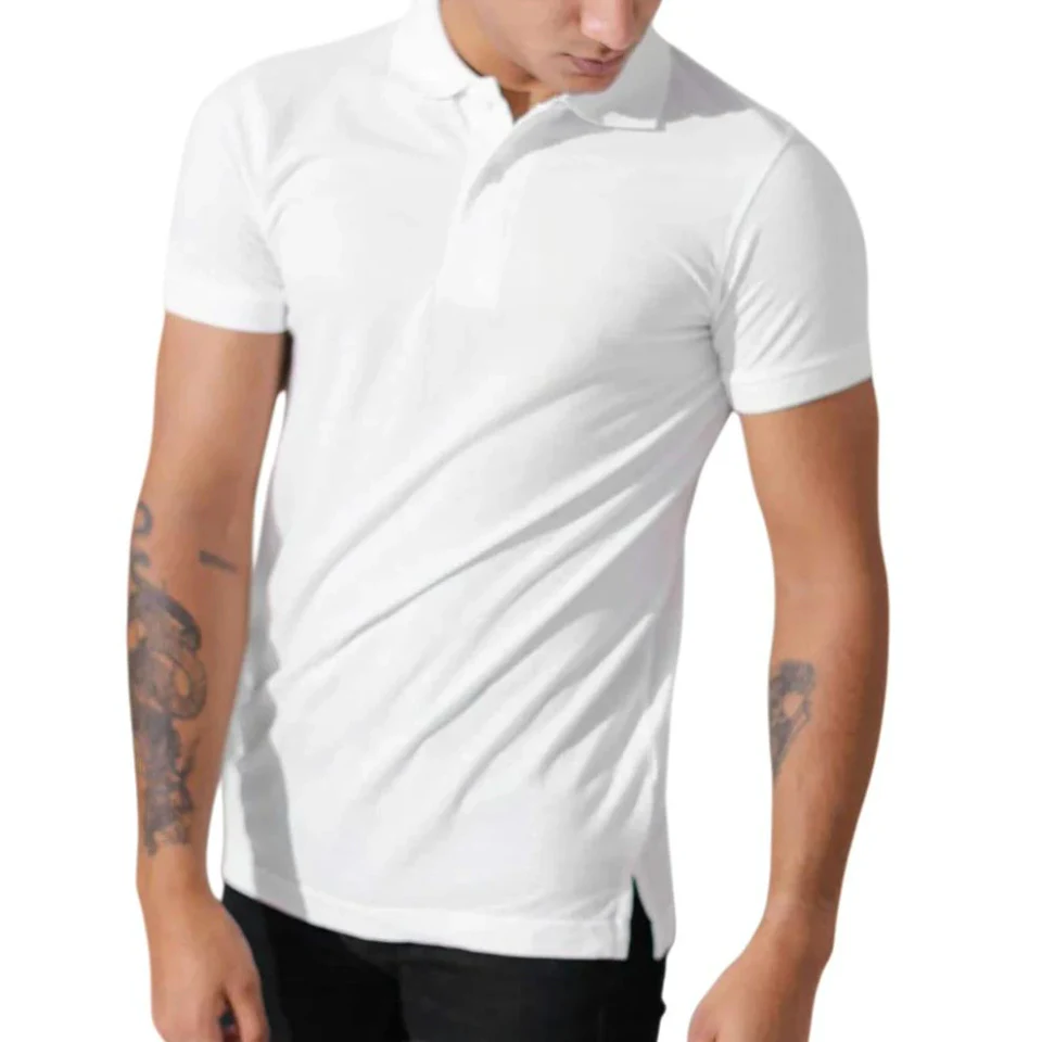 Men's cotton polo shirt
