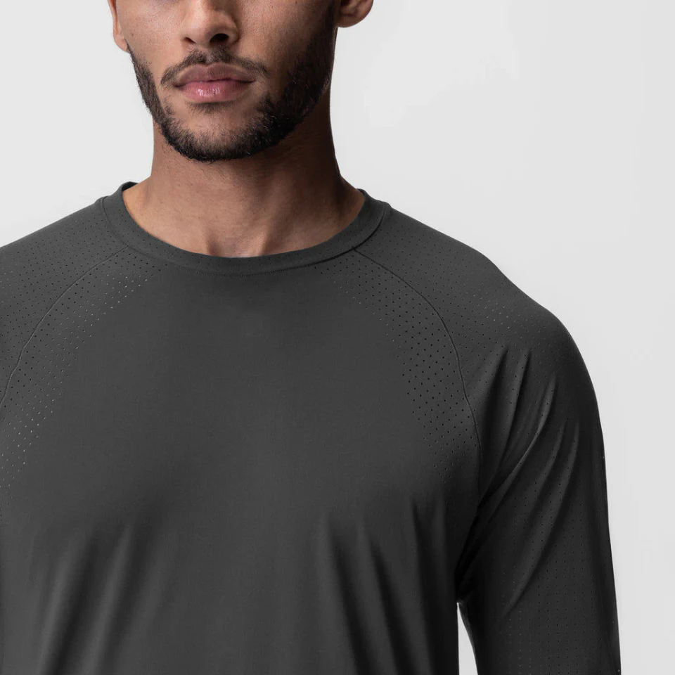 Camiseta oversize de hombre de algodón de manga larga · 6