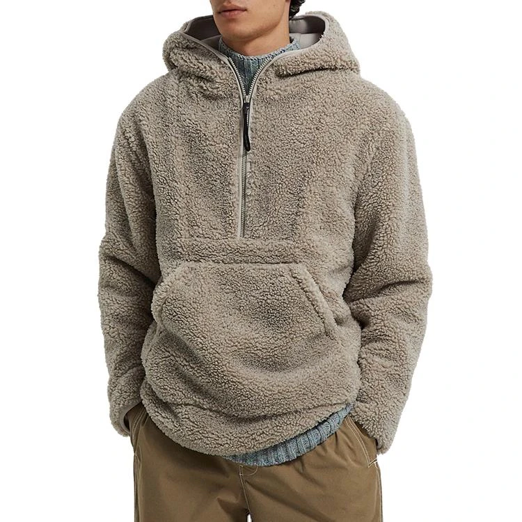 Men's half-zip hoodie