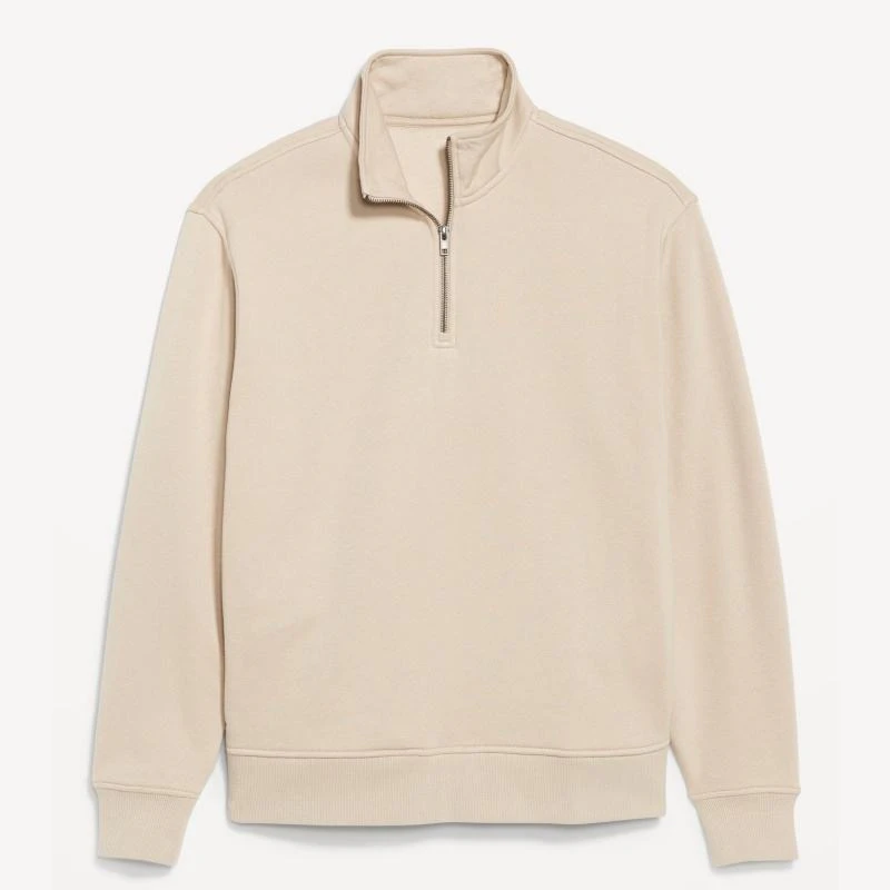 Sweat à capuche 1/4 zippé en coton pour homme · 2