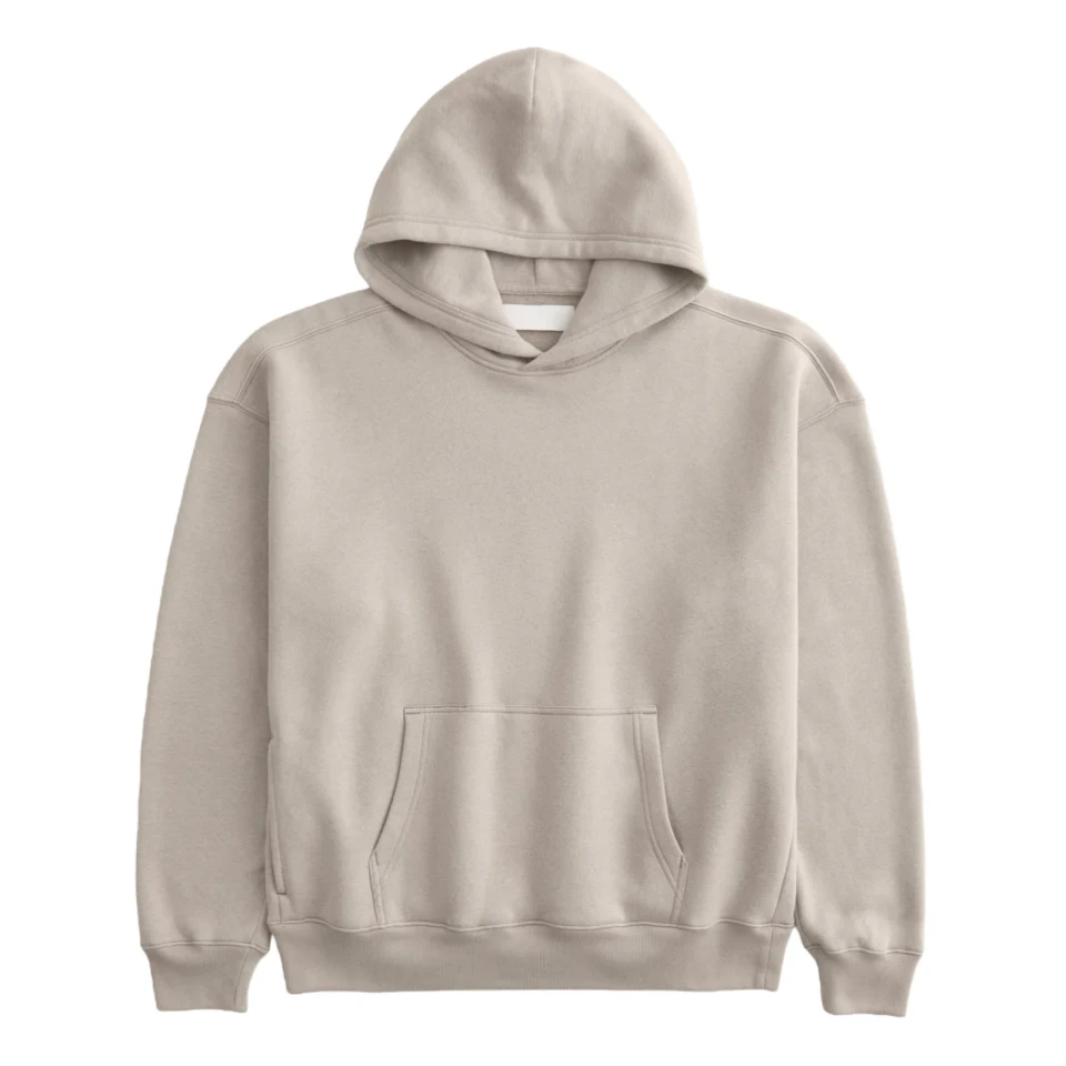Sudadera con capucha de algodón con cremallera corta para hombre · 5