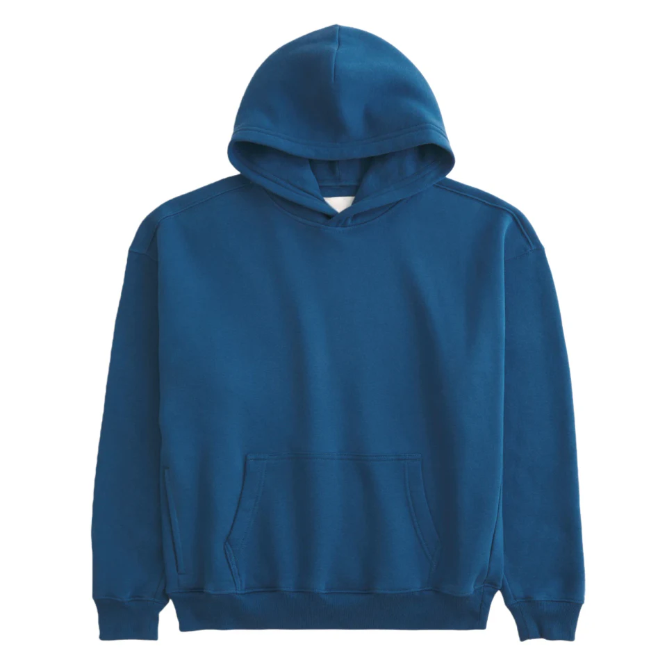 Sudadera con capucha de algodón con cremallera corta para hombre · 6