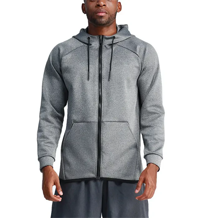 Herren-Kapuzenpullover aus Baumwolle mit Reißverschluss · 2