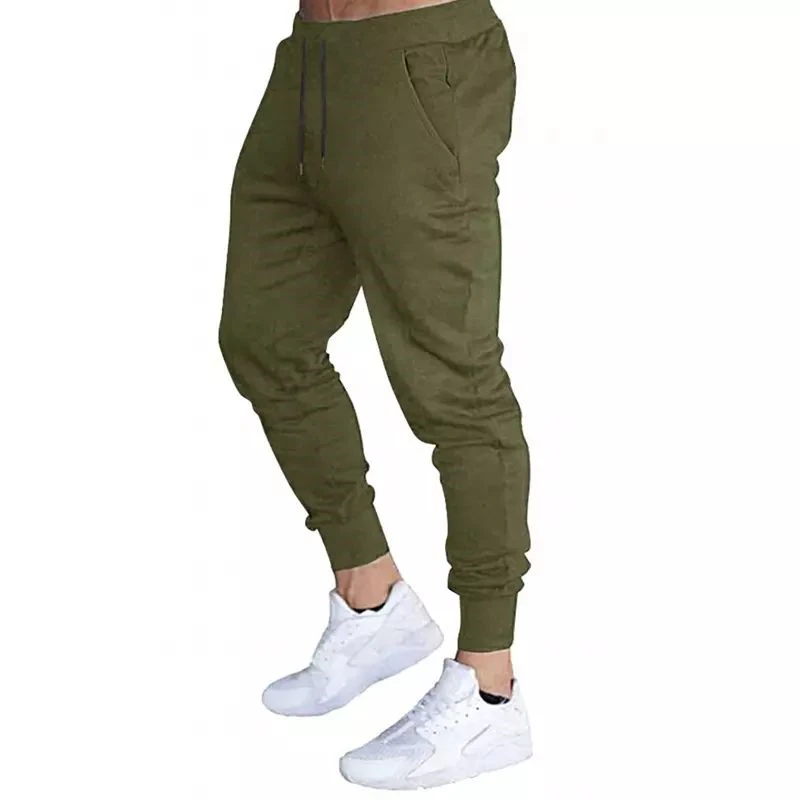 Joggers de algodão de secagem rápida para homem · 2