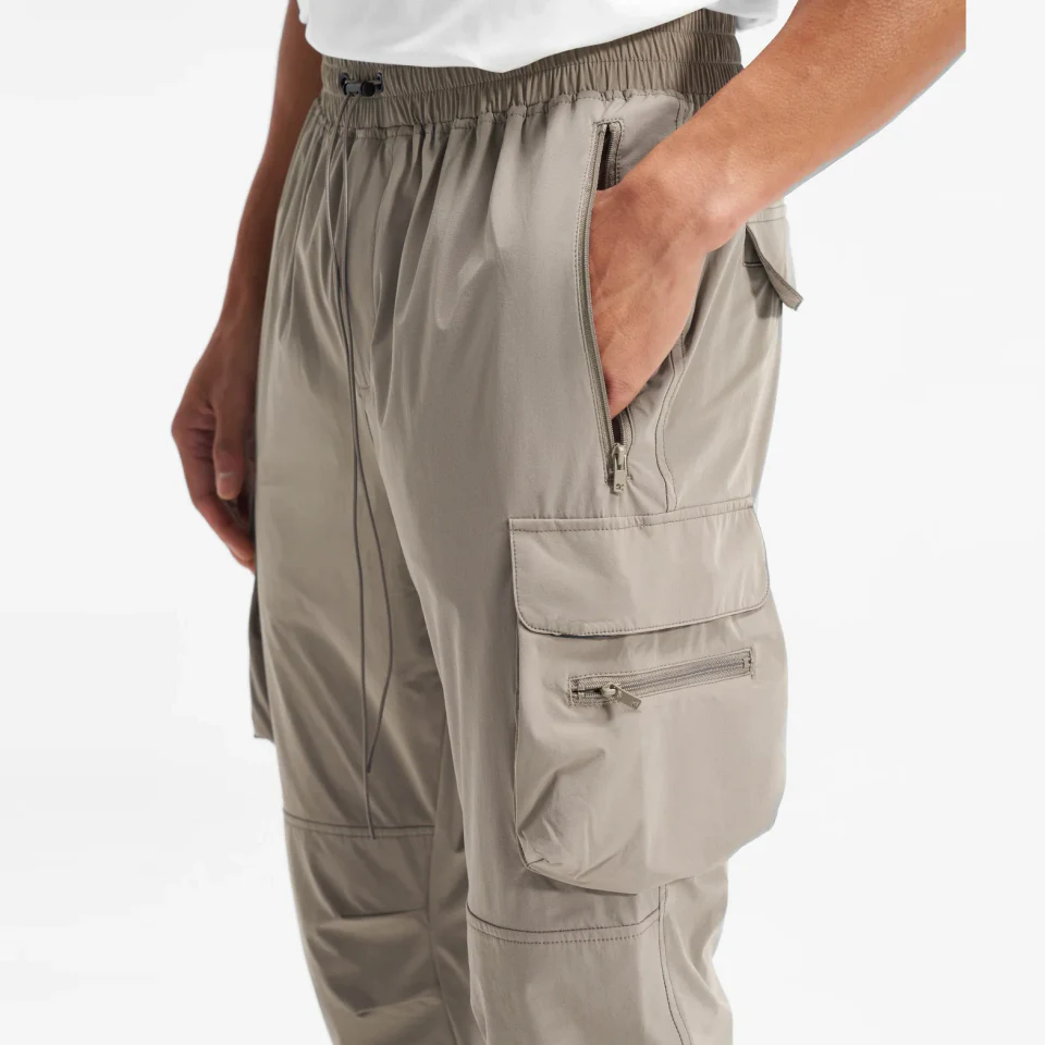 Men's slim-fit lightweight cargo nylon pants · 5