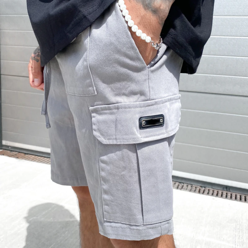 Short enfant en maille gaufrée · 2