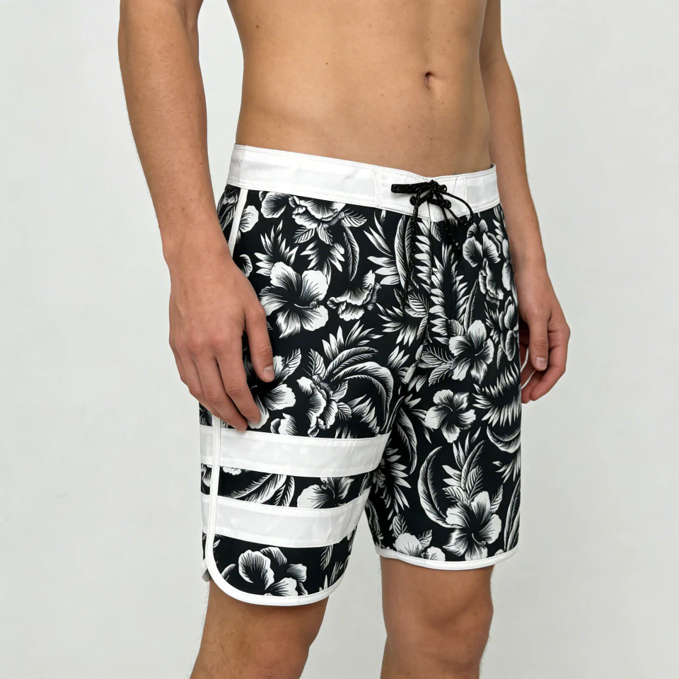 Pantaloncini da bagno da uomo ad asciugatura rapida