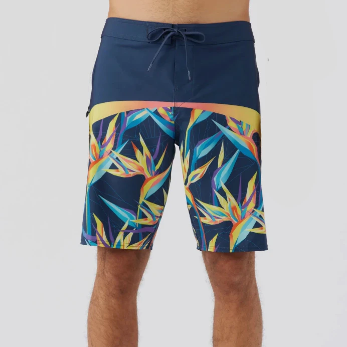Pantaloncini da bagno da uomo in poliestere ad asciugatura rapida