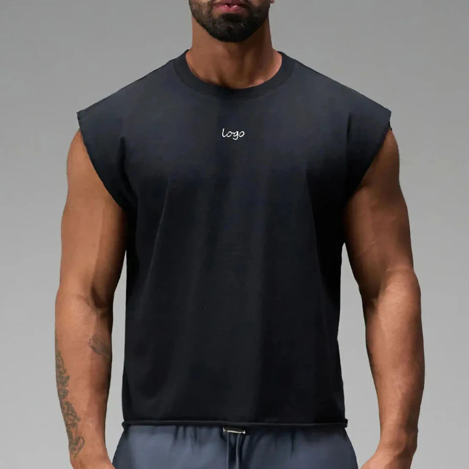 Men's sleeveless cotton tank top
