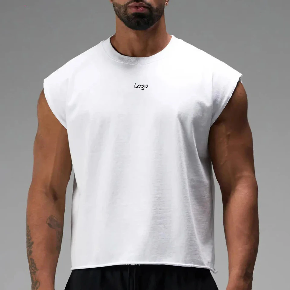 Ärmelloses Herren-Tanktop aus Baumwolle · 2