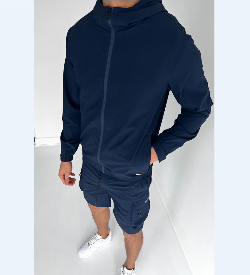 Men's lightweight polyester jacket