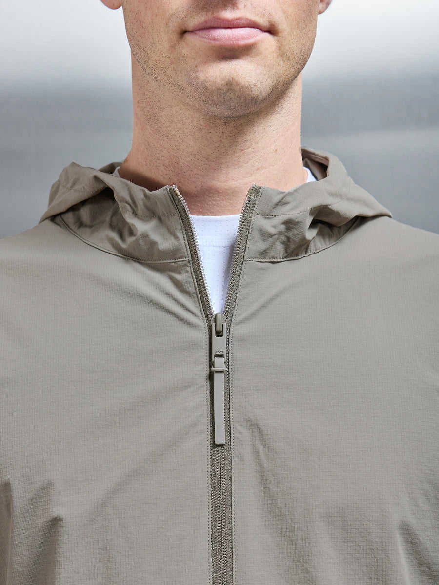 Men's slim-fit lightweight nylon jacket · 2