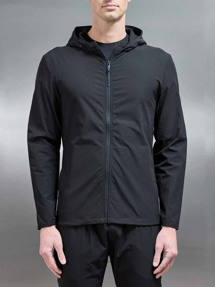 Men's slim-fit lightweight nylon jacket · 5