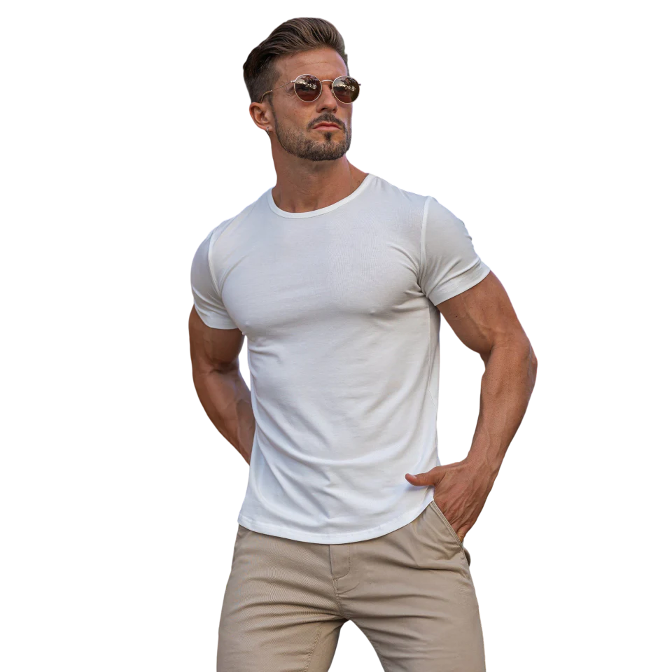 Camiseta de algodão/poliéster · 3