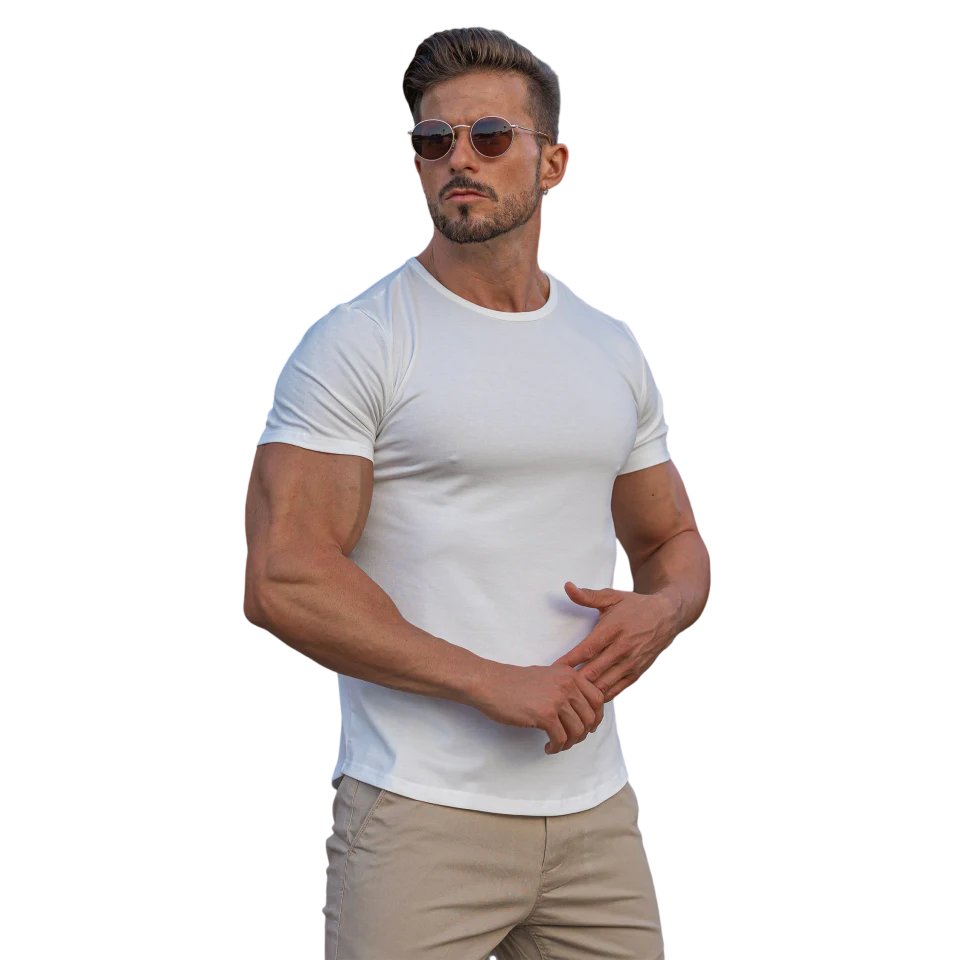 Camiseta de algodão/poliéster · 4