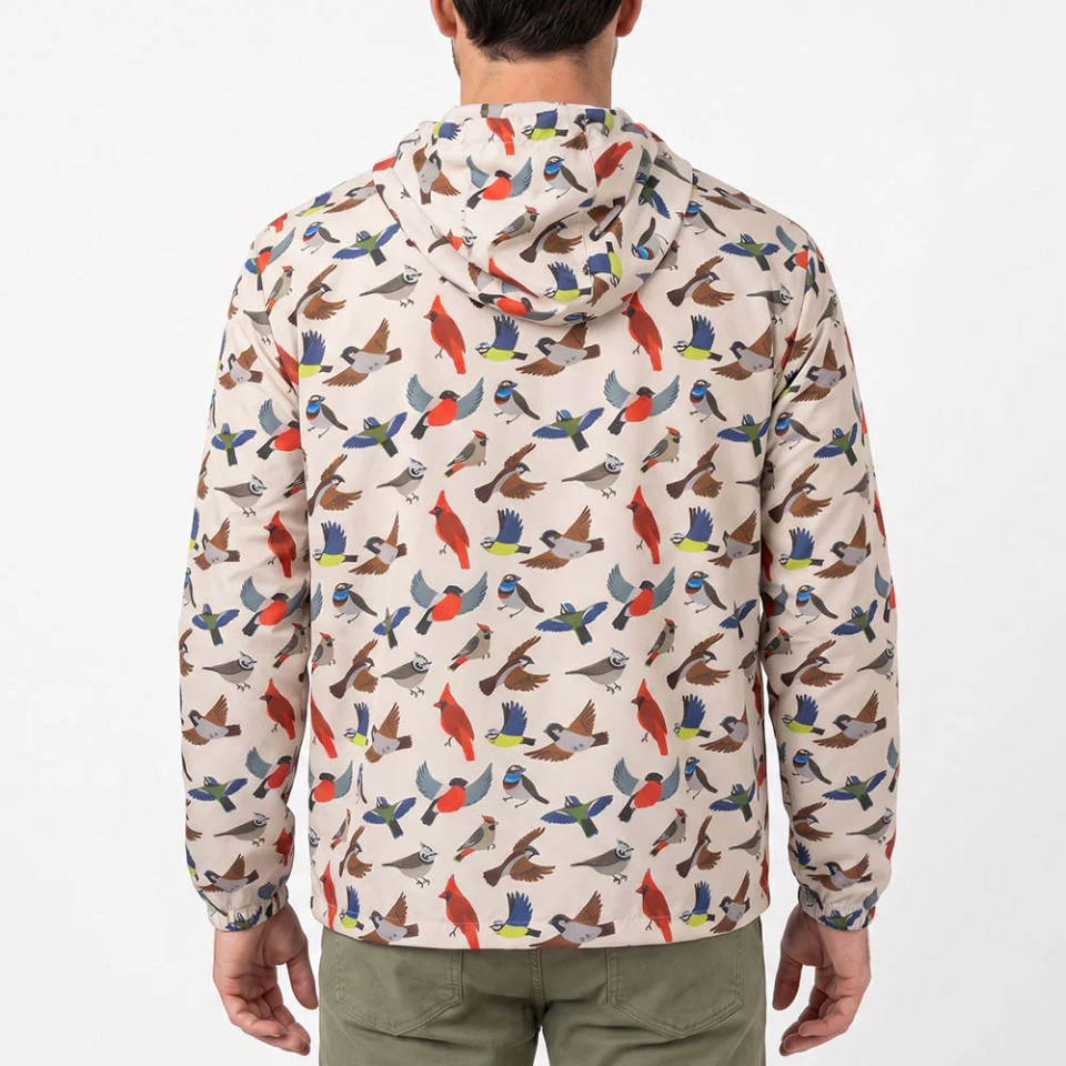 Men's quarter-zip long-sleeve hoodie · 2