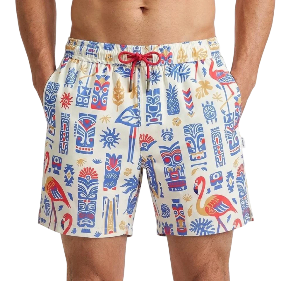 Pantaloncini da bagno da uomo ad asciugatura rapida