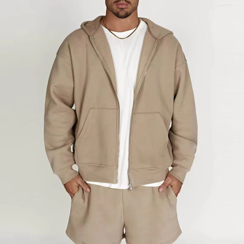 Unisex heavyweight zip-up tracksuit · 3