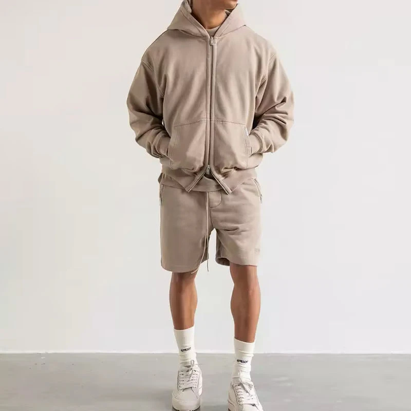 Unisex heavyweight zip-up tracksuit · 4