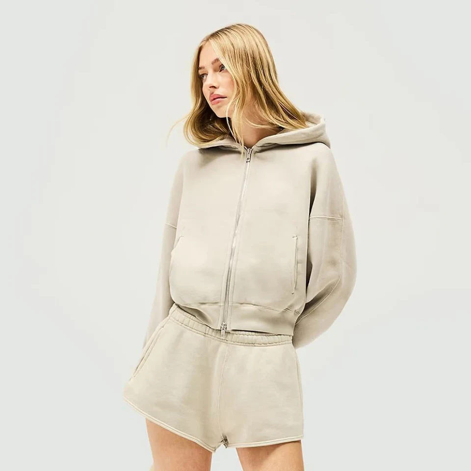 Sweat à capuche en coton pour femme · 2