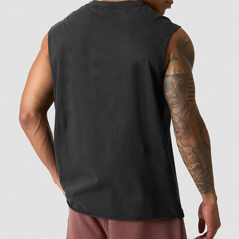 Débardeur en coton pour hommes · 3