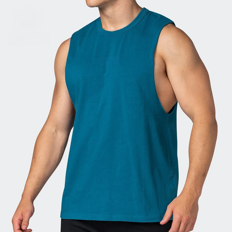 Men's heavyweight sleeveless cotton tank top · 5