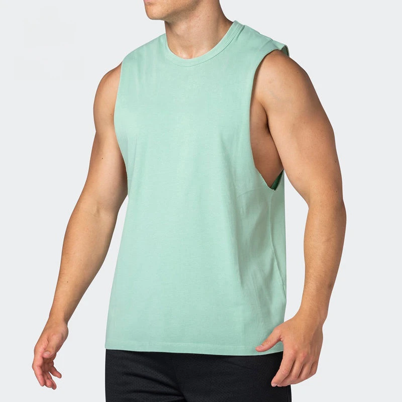 Men's heavyweight sleeveless cotton tank top · 6