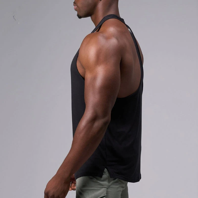 Schnell trocknendes, leichtes Tanktop aus Polyester/Spandex für Herren · 3