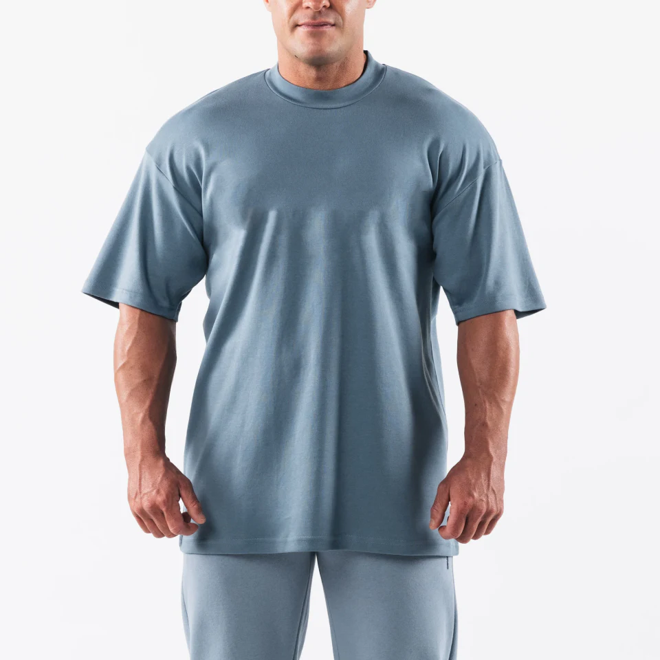 Men's oversized heavyweight cotton T-shirt · 3