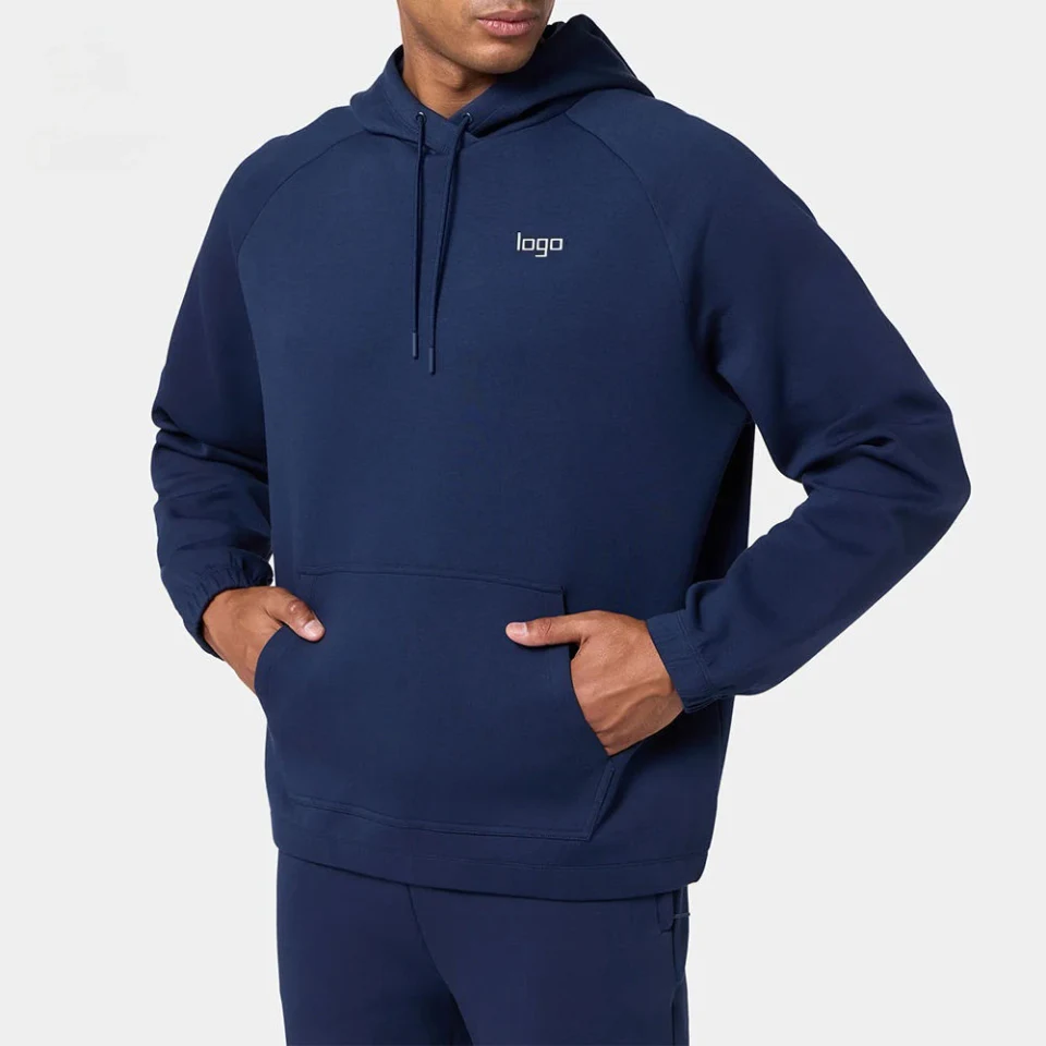 Schwerer Herren-Kapuzenpullover aus Baumwolle/Polyester · 340 g/m²