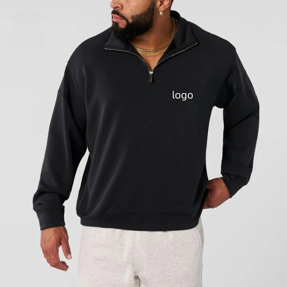 Men's lightweight quarter-zip sweatshirt · 330 GSM