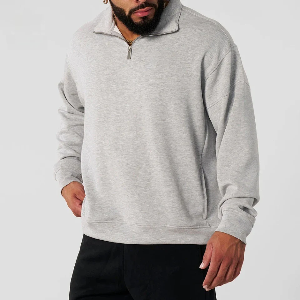 Men's lightweight quarter-zip sweatshirt · 330 GSM · 3