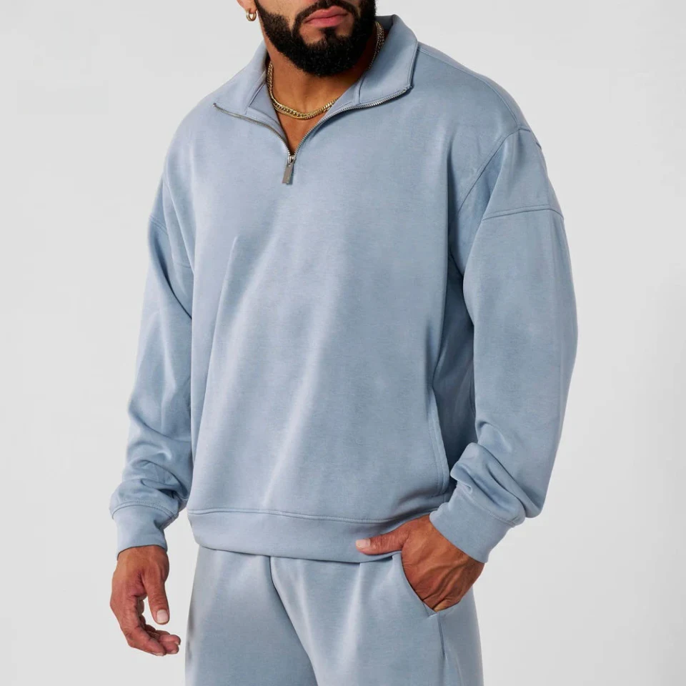 Men's lightweight quarter-zip sweatshirt · 330 GSM · 4