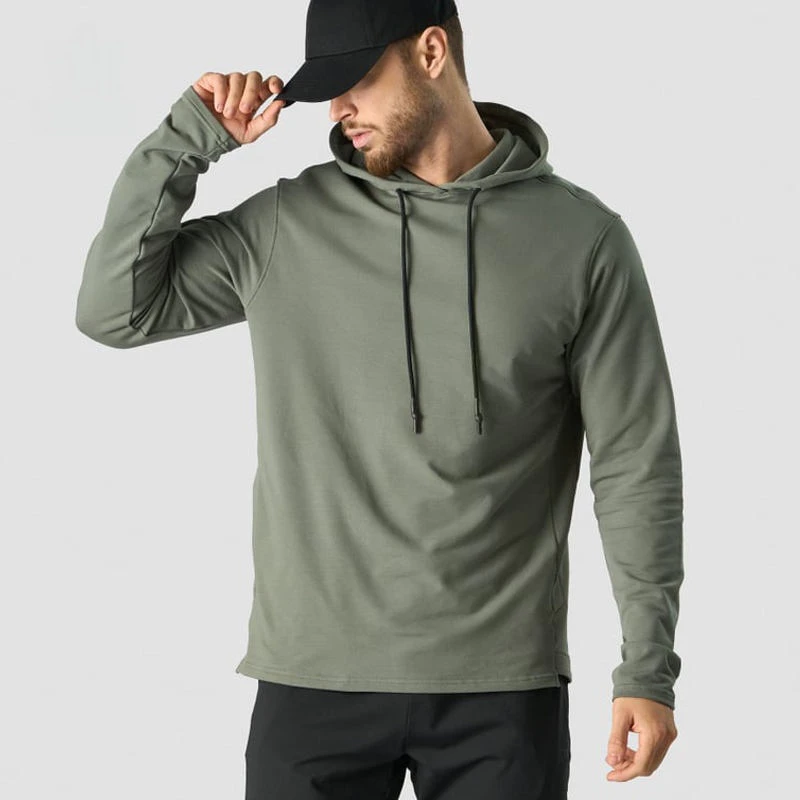Sudadera con capucha de algodón para hombre. · 6