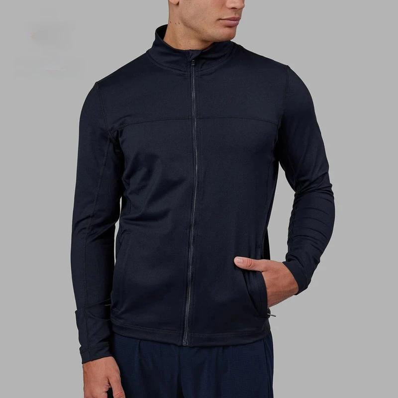 Men's zip-up cotton/polyester jacket