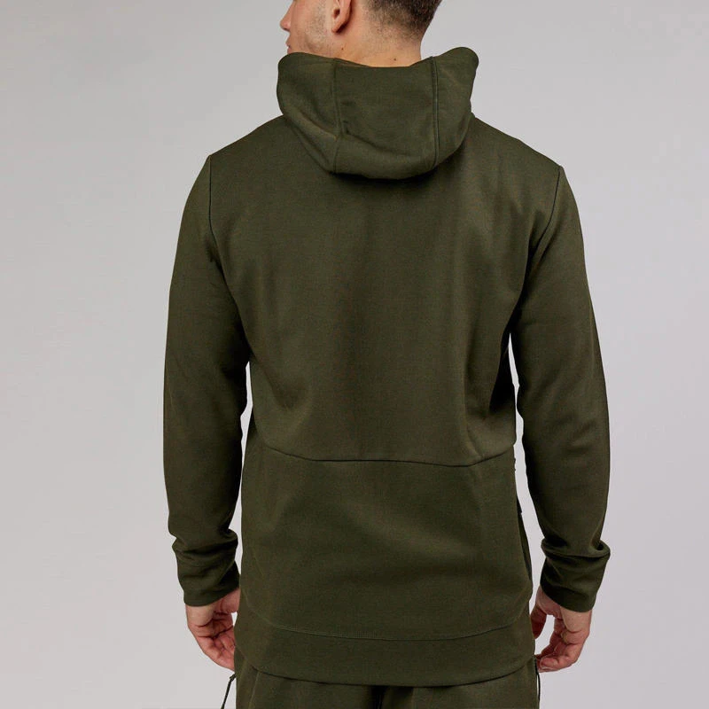 Sudadera con capucha de hombre con cremallera de algodón/poliéster · 3