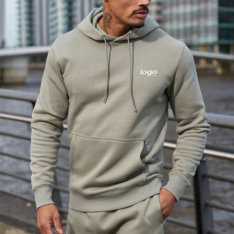 Herren-Kapuzenpullover aus Baumwolle/Polyester