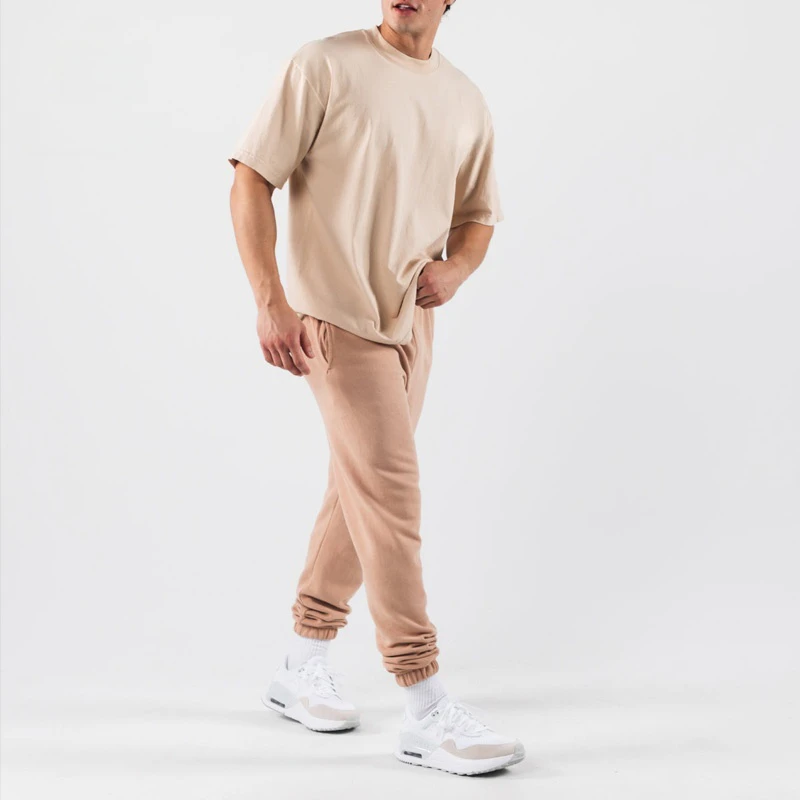 男士大廓形重磅棉質 T 卹 · 4