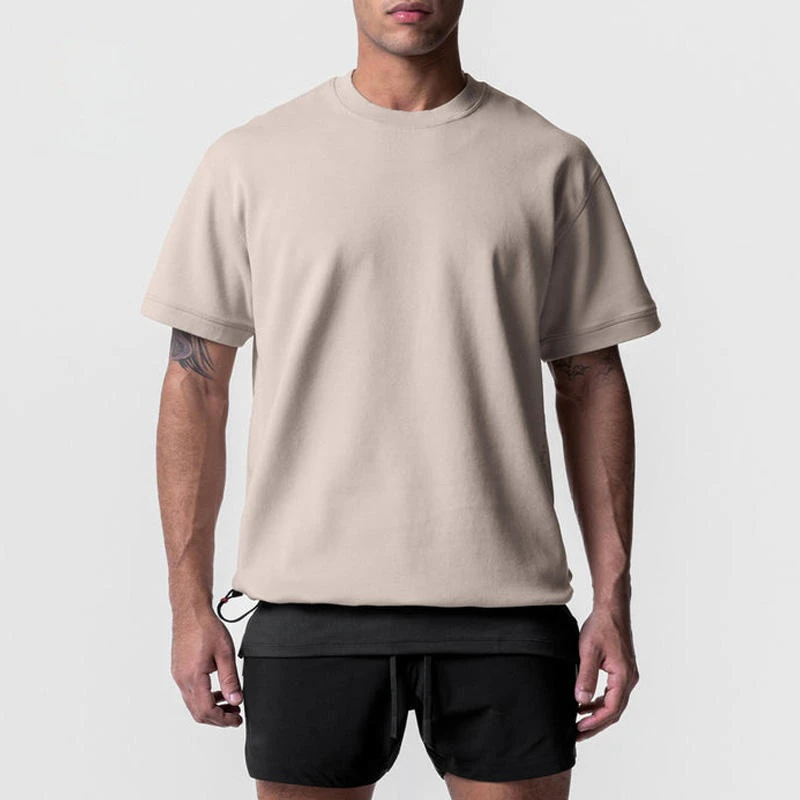 Men's oversized heavyweight cotton T-shirt