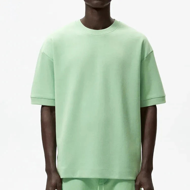 Men's oversized crew-neck cotton sweatshirt