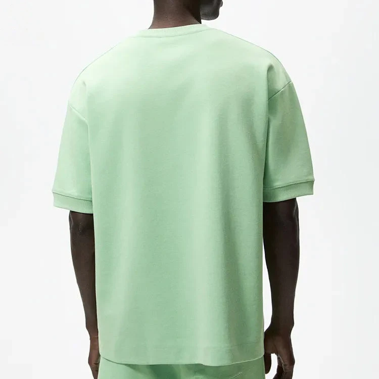 Men's oversized crew-neck cotton sweatshirt · 2