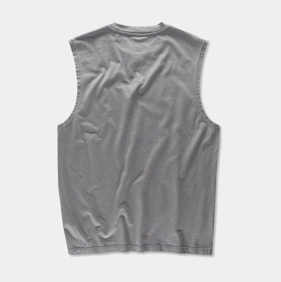 Débardeur homme sans manches en coton/polyester à séchage rapide · 4