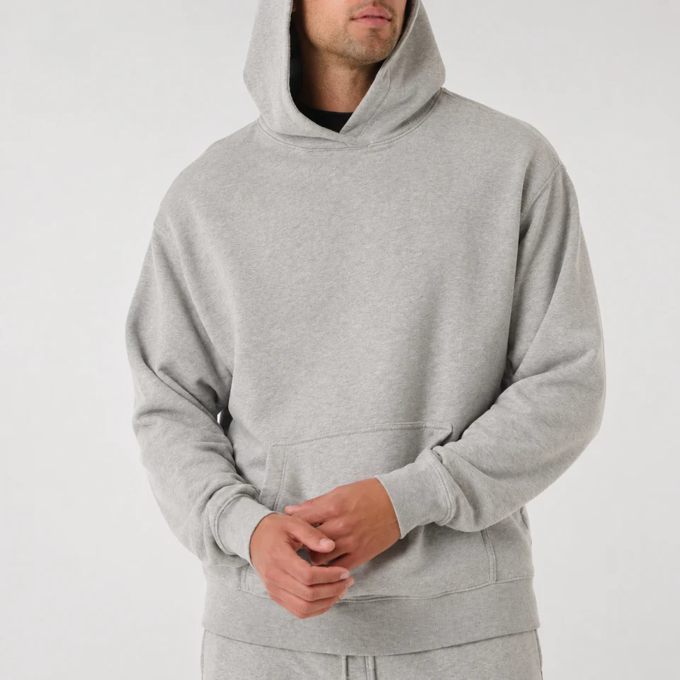 Unisex-Kapuzenpullover aus schwerer, übergroßer Baumwolle
