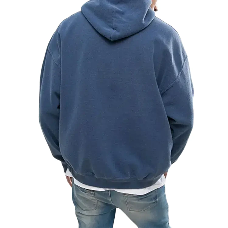 เสื้อฮู้ดผ้าฝ้ายแขนยาวสำหรับผู้ชาย · 3