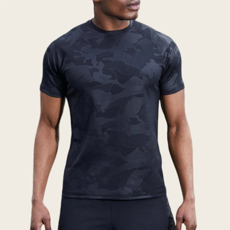 T-shirt da uomo in poliestere/elastan ad asciugatura rapida · 4