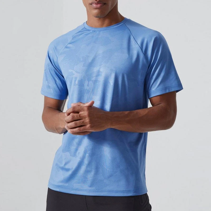 T-shirt da uomo in poliestere/elastan ad asciugatura rapida · 5