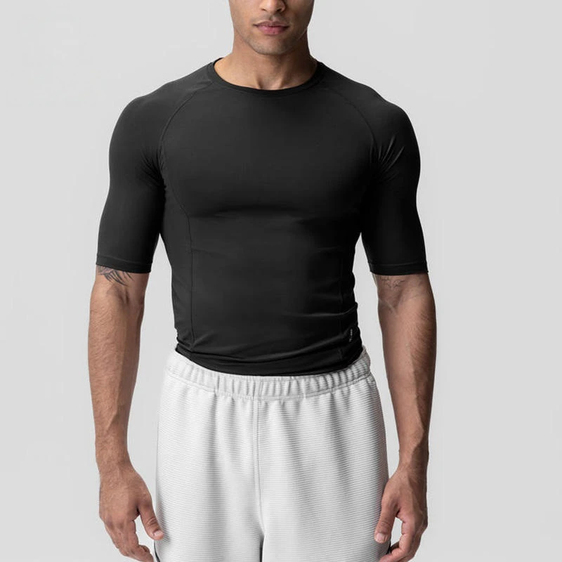 Camiseta raglán slim fit de secado rápido para hombre · 4