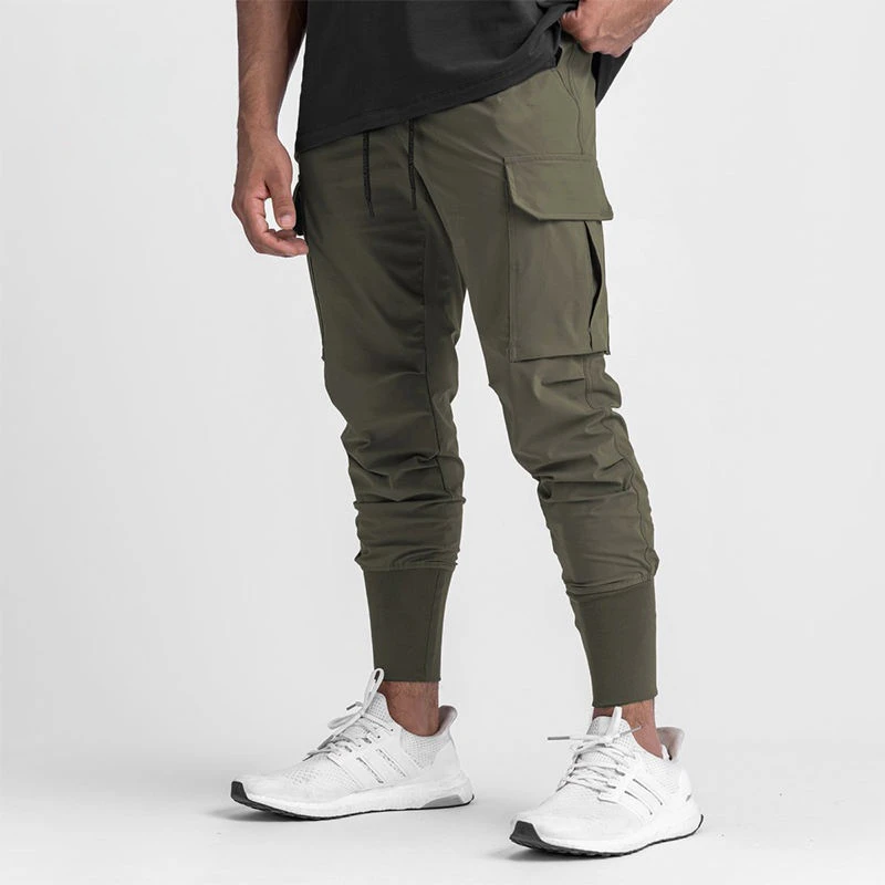 Men's slim-fit polyester/nylon joggers · 6
